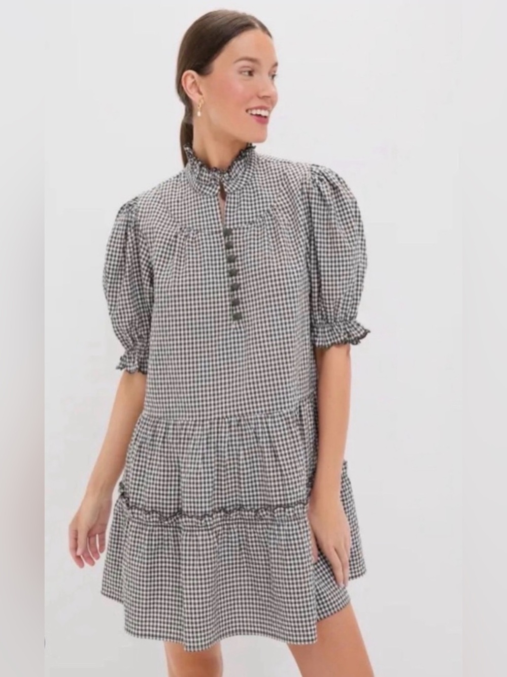 Tuckernuck Pomander Place Gingham Mini Selena Dress